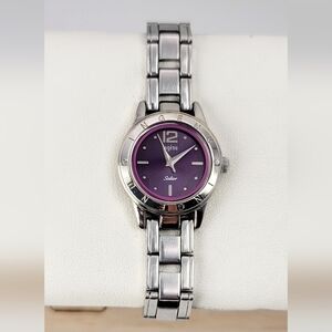 Seiko Alba Ingenu Solar Ladies Watch | Purple Dial | Ref. V111-0AM0 | Japan JDM